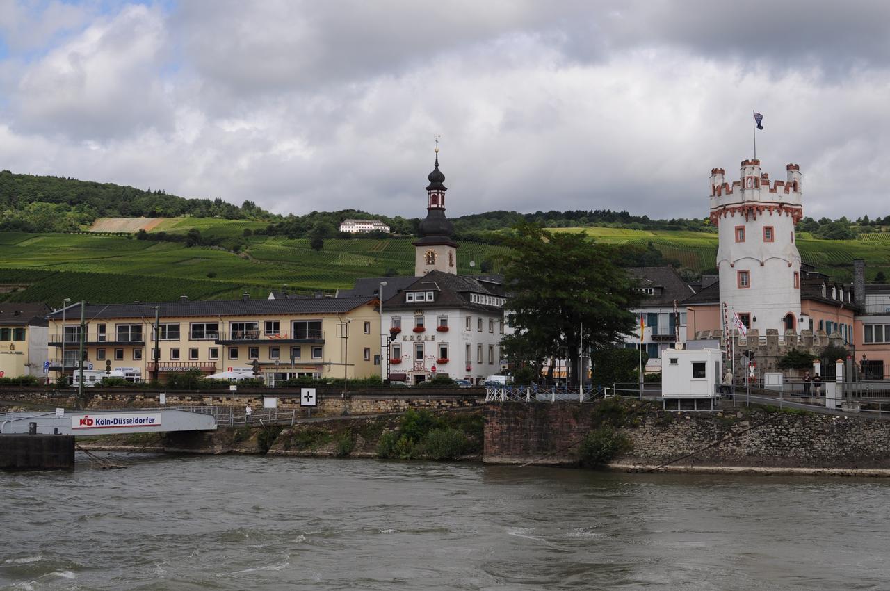 Hotel Krone Ruedesheim Rüdesheim am Rhein Exteriör bild